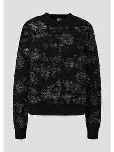 QS Вязаный свитер цвета 99X0_черный