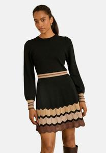 Платье Love & Roses REGULAR FIT , Black Chevron Lurex/Black