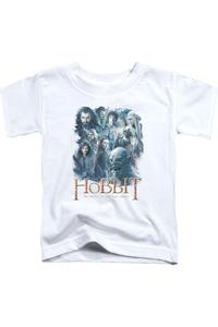 Футболка с героями "Хоббита" для детей Gildan, белый