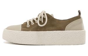 Кеды, скейтборд обувь женская низкая коричневый Aokang