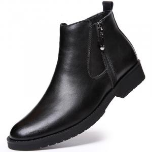 Ботинки мужские черные, Утепленная обувь Black Year by year