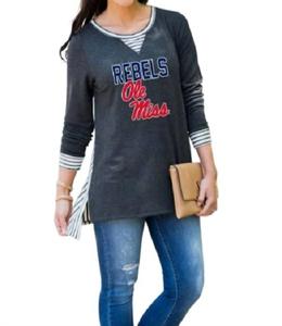 Gameday Couture Туника Ole Miss You'll Be Back, цвет угольно-серый