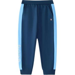 FILA KIDS Детские вязаные спортивные штаны для детей 3-7 лет sea evening blue