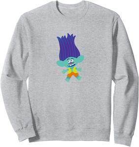 Толстовка «Тролли, вот я» серого цвета Trolls