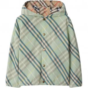 Burberry Куртки и пальто светло-зеленые детские