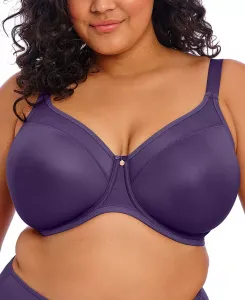 Бюстгальтер с гладкой чашкой на косточках без поролона EL4301 Plus Size Elomi, синий