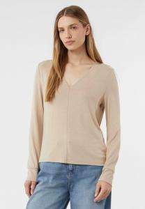 Топ comma Long sleeved top, Sandfarben/Brown