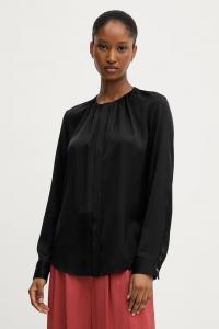 Шелковая рубашка Boss, черный