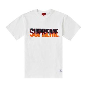 Топ Supreme Flames Short-Sleeve Top, White