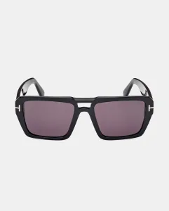 Солнцезащитные очки пилотного типа из ацетата Tom Ford, чёрный