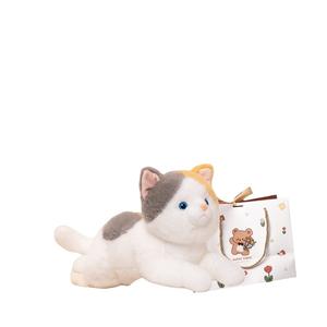 Милые и очаровательные куклы-котята плюшевые куклы высота 45см/60см OU DI PIG, Three Stripes 45Cm Tarepanda Cat+Bear Shopping Bag