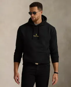 Мужской B&T худи с длинным рукавом и принтом Polo Ralph Lauren, черный