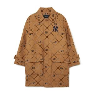 Куртка Monogram Mid Length Nylon для детей 3-7 лет MLB KIDS, коричневый