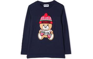 Детская футболка MOSCHINO, синяя