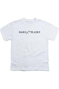 Футболка с коротким рукавом для детей с логотипом Daily Planet из вселенной Superman Gildan, белый