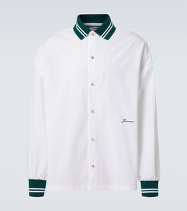 Футболка из хлопкового джерси Jacquemus, светло-синий