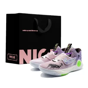 Nike Кроссовки KD Trey 5 X Low Top Casual City Commute для бега унисекс, черные, фиолетовые