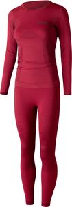 Женский функциональный комплект нижнего белья Lenz merino красного цвета