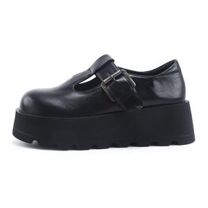 DHARRY Туфли Мэри Джейн женские, черные/бежевые