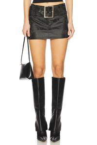 Микро-юбка Juna Superdown, black