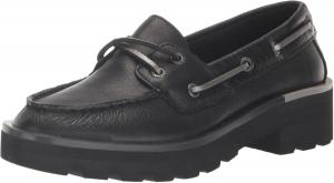 Женские топсайдеры Sperry с толстой подошвой и двумя глазами, черный