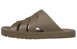 Шлепанцы мужские зеленые Bottega Veneta