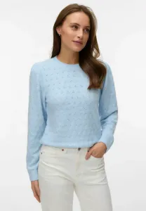 Джемпер с воротником, выполненным стежком vmdoffy Vero Moda, Cashmere Blue
