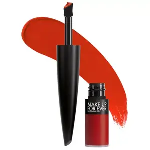 Rouge Artist for Ever матовая 24-часовая стойкая жидкая помада Make Up For Ever, цвет everlasting scarlet