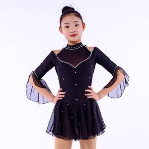 HEAD Платье для фигурного катания с пайетками для экзаменов, Black, XS