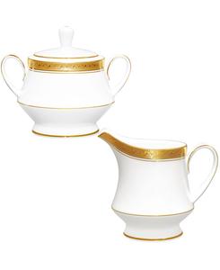 Набор для сахара и сливок Crestwood Gold Noritake, белый