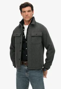 Рубашка в елочку Superdry & Co, Mono Herringbone