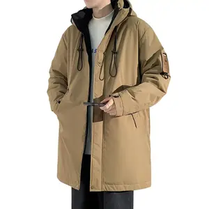 Пуховик Unisex Hooded Thickened VanCamel, темно-хаки[cold-resistant thermal, quality upgraded]