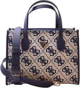 GUESS женская сумка Ruma Double Compartment Tote, Navy Logo