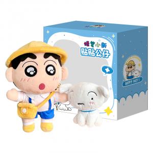 Плюшевая кукла Crayon Shinchan Xiao Xin, 25 см Crooked Melon Production, School Uniform Style