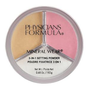 Фиксирующая пудра 3-в-1 фиксирующая пудра 3-в-1 19,5 г Physicians Formula, Mineral Wear