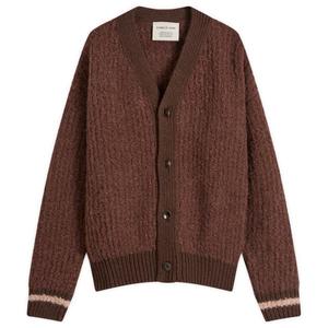 Вязаный кардиган Khuder A Kind Of Guise, Burgundy Moose Boucle