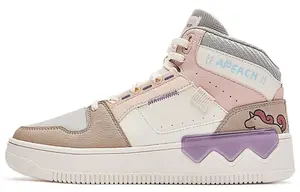 Кеды, скейтборд обувь женская высокая Feather белый 361°