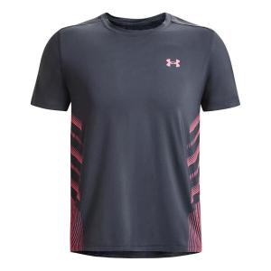 Футболка iso-chill laser heat ss short-sleeved t-shirt 'grey' Under Armour, серый