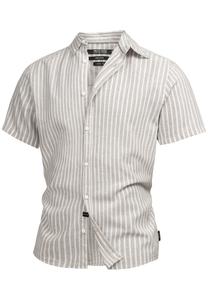 Рубашка на пуговицах классического кроя INDICODE JEANS Bravida, Dark beige