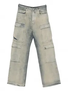 Джинсы с карманами-карго Rick Owens DRKSHDW, синий