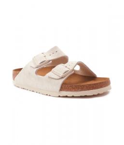 Тапочки кожаные Birkenstock Arizona Bs, бежевый