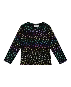 Детская трикотажная футболка из эластичного материала. Deux Par Deux, черный