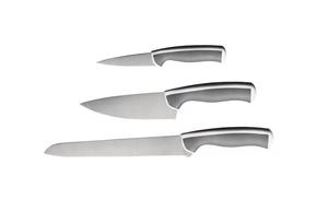 ИКЕА АНДЛИГ - Набор ножей, 3 предм., светло-серый, белый IKEA