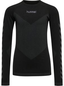 Футболка Hummel Trikot S/S Hmlfirst Seamless Kids Jersey L/S, черный