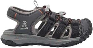 Детские сандалии с закрытым носком - Ripple Kamik, Charcoal