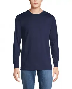 Мужская футболка с длинным рукавом Super-T Lands' End, синий