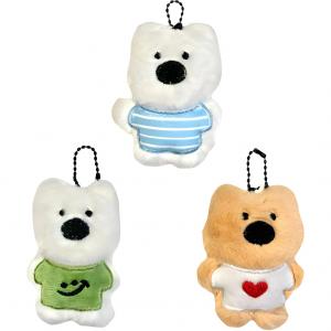 Трио плюшевых кукол West Highland в виде подвески высотой 8 см ROUERXIONG, Family Bucket