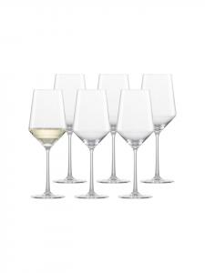 Набор из 6 бокалов для белого вина Совиньон Pure 408 мл, прозрачные Zwiesel Glas