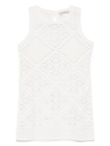 Мини-платье крючком TWINSET, белый