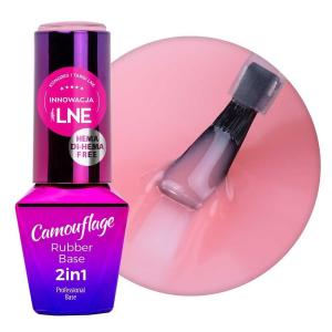 Резиновая основа 2в1 Камуфляж MollyLac Gentle Fluids без HEMA и Di-HEMA 10 г № 3